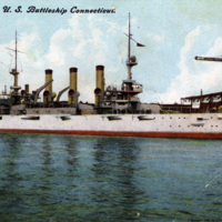 Postcard: USS Connecticut