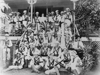 Landing Party on Samoa, 1899