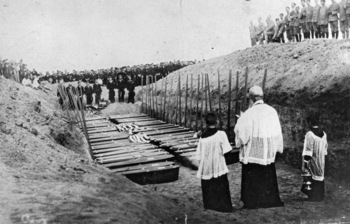 Funeral Service and Mass Grave