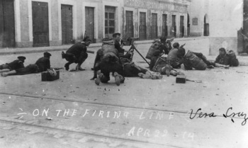 Fighting in the Streets of Vera Cruz, 1914