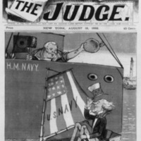 Cover Cartoon: The Judge, 1882