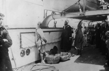 Foreign Merchants On Board USS Baltimore, 1904