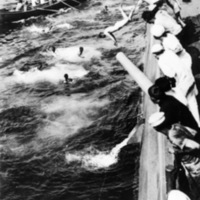 Swim Call, USS Rhode Island