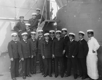 Japanese Stewards, USS Brooklyn