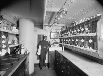 Wardroom Pantry, USS Brooklyn