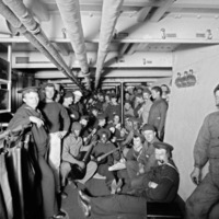 Enlisted Sailors at Play, USS Brooklyn