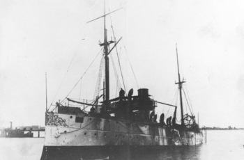 Aftermath of the Explosion of the USS Bennington