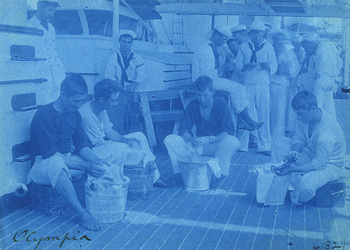 Wash Day On Board USS Olympia