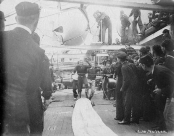 Thanksgiving 1893, Games On Board USS Charleston